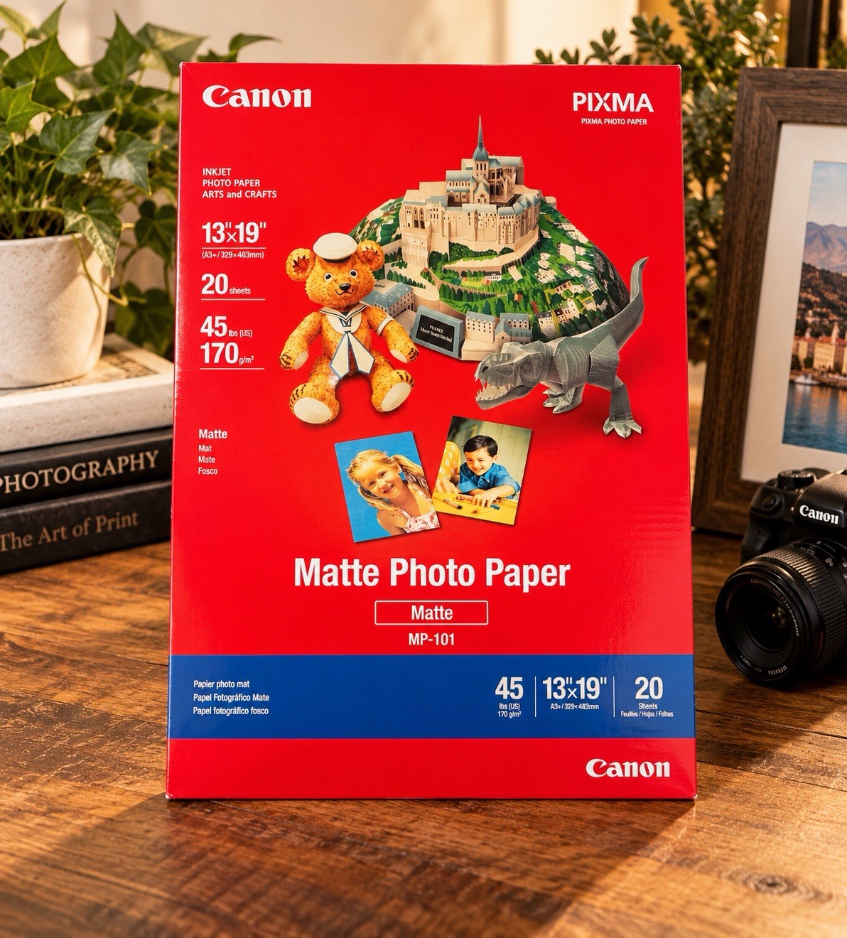 Canon PIXMA MP-101 Matte Photo Paper 13x19 80 Sheets Lot of 4 NEW