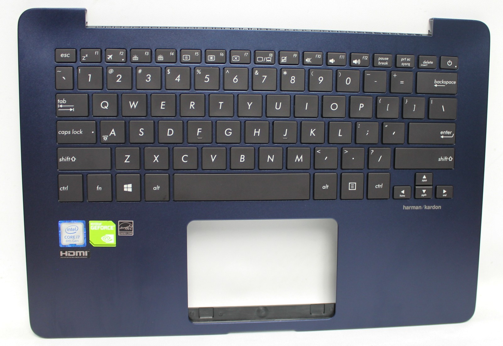 90NB0GH2-R30US0 Asus Palmrest Top Cover Keyboard Module/As Royal Blue "GRADE A"