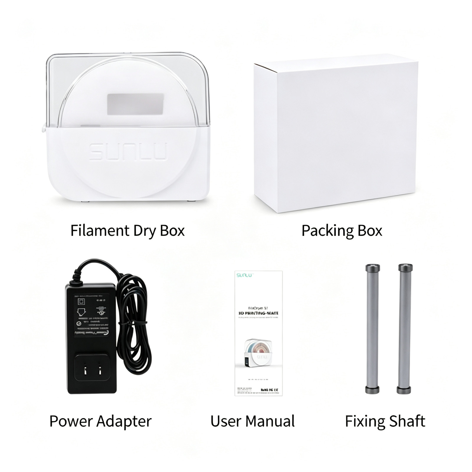 SUNLU S1 Filament Dryer Box Moisture Dust Proof Storage For 3D Printing Filament