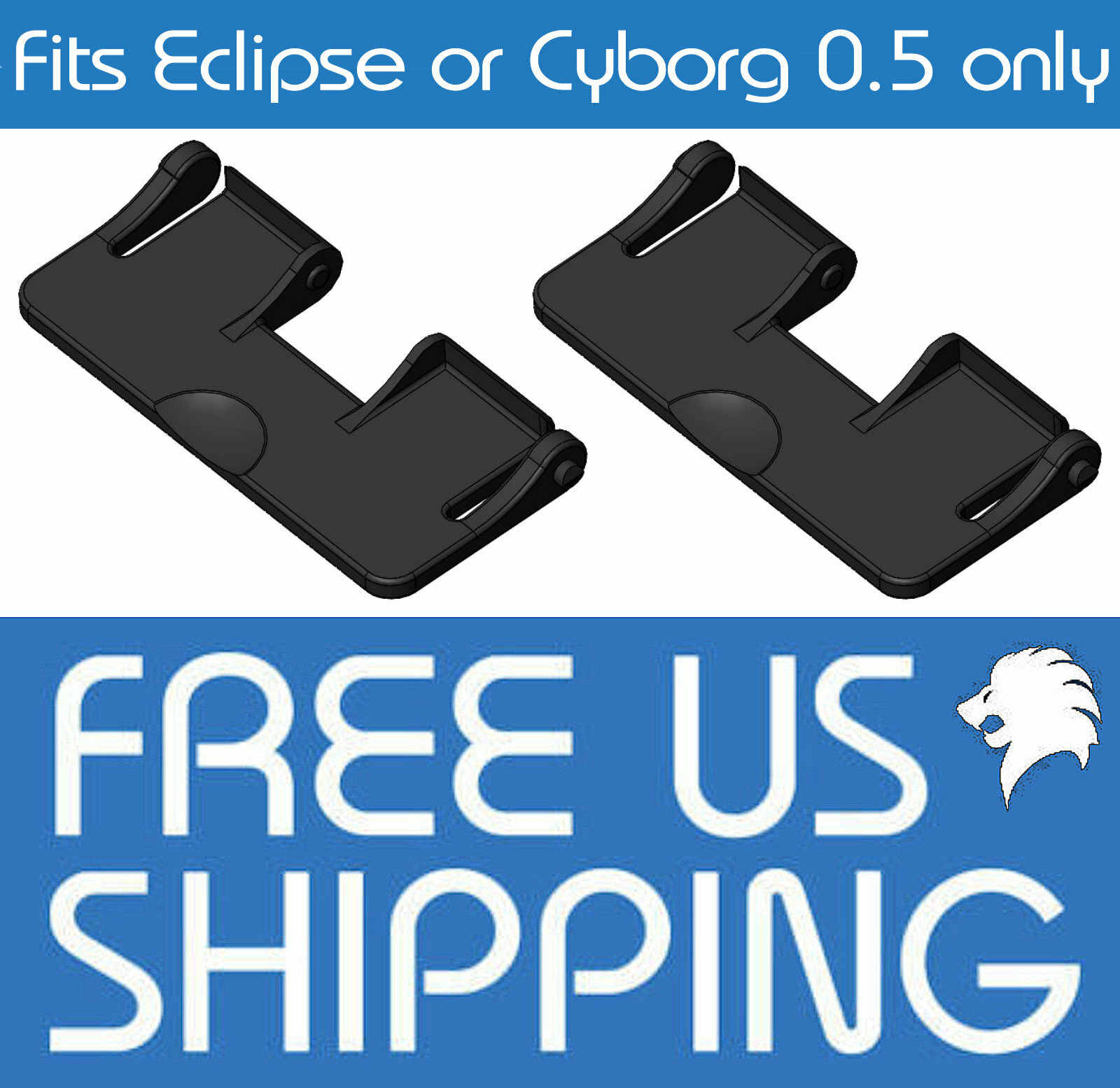 STRONGER Saitek Eclipse or Cyborg 0.5 Keyboard Replacement Foot Leg Feet Stands