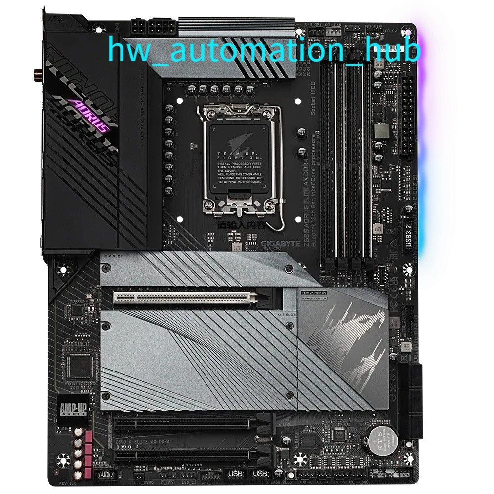 FOR Gigabyte Z690 AORUS ELITE AX DDR4 HDMI DP LGA1700 128GB Motherboard Test OK