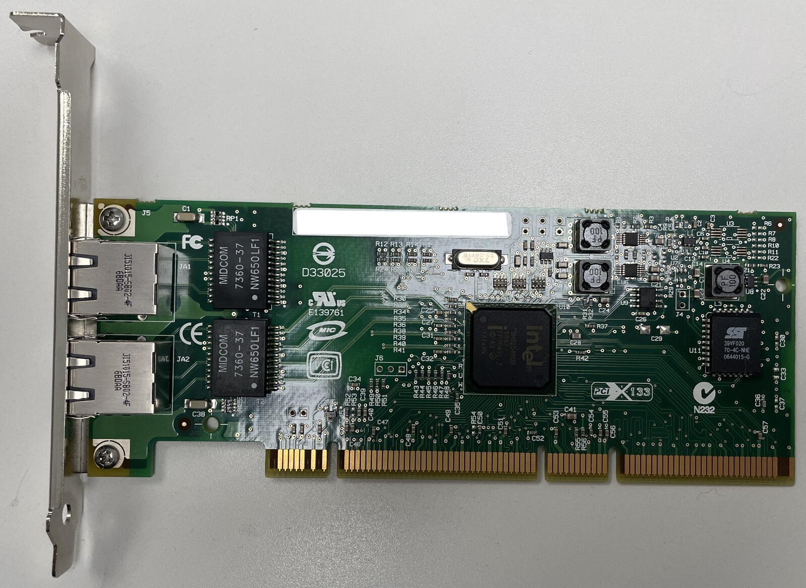 HP A7012-60601 Dual-Port Gigabit Ethernet PCI-X Network Interface Card – 1000Bas