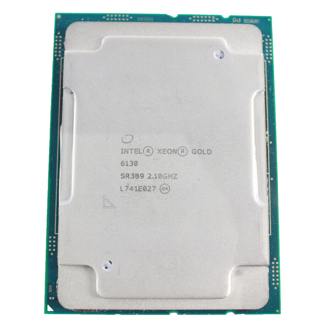Intel Xeon Gold 6130 16-Core Server CPU @ 2.10GHz LGA3647 SR3B9 Lot of 10 (VS)