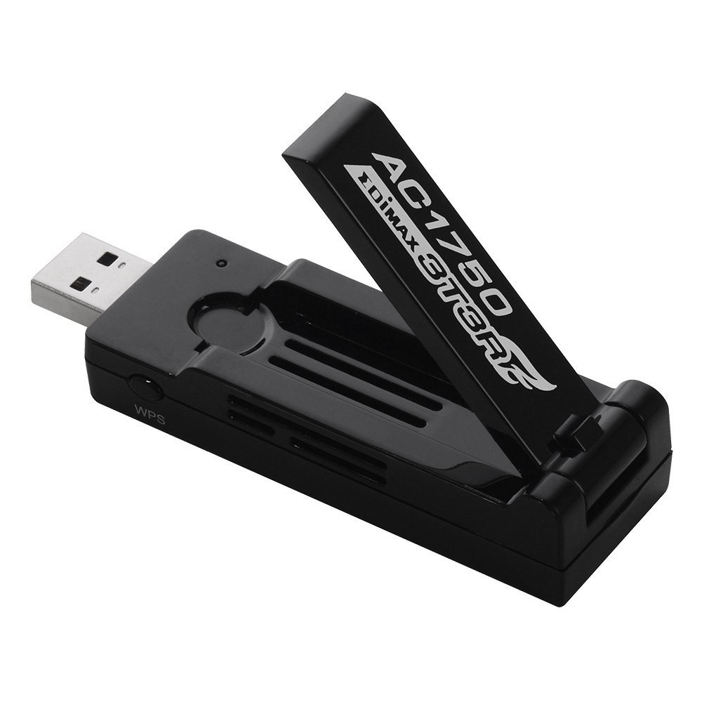 Wi-Fi 5 802.11ac AC1750, Dual-Band 2.4/5GHz Adapter for PC, Wireless AC USB