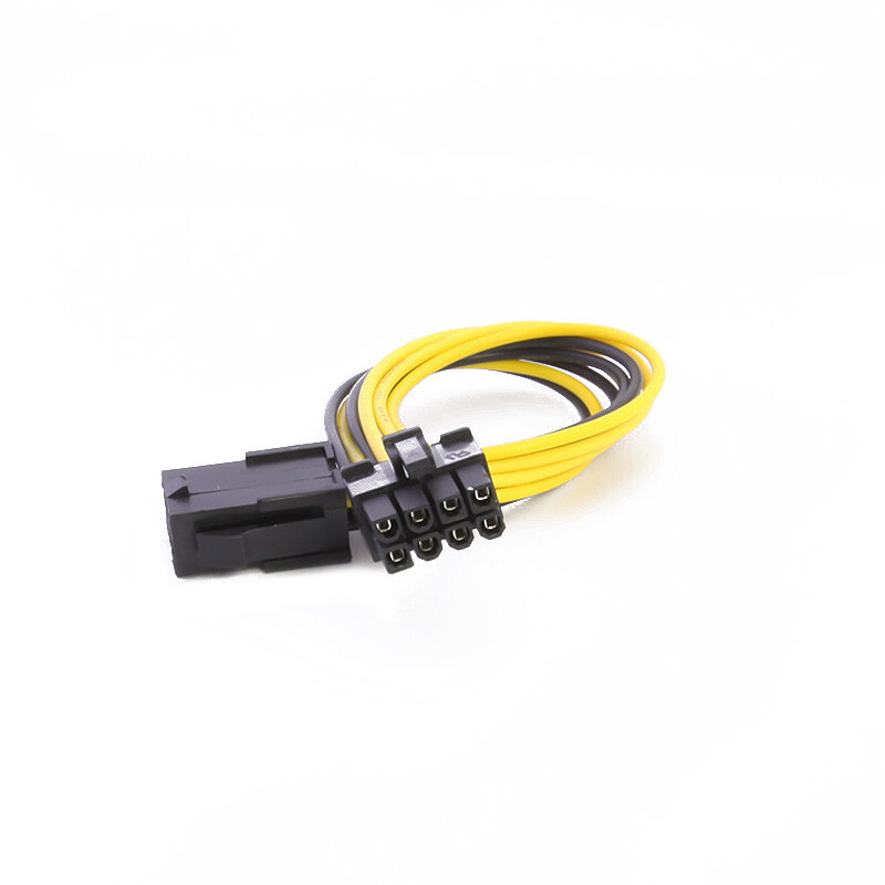 6 Pin to 8 Pin PCI Express PCI-E Video Card Power Adapter Converter Cable Wire