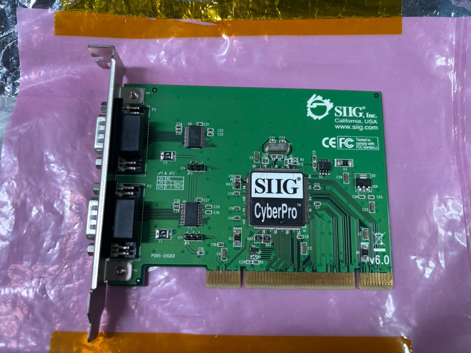 SIIG CyberPro dual-VGA PCI card