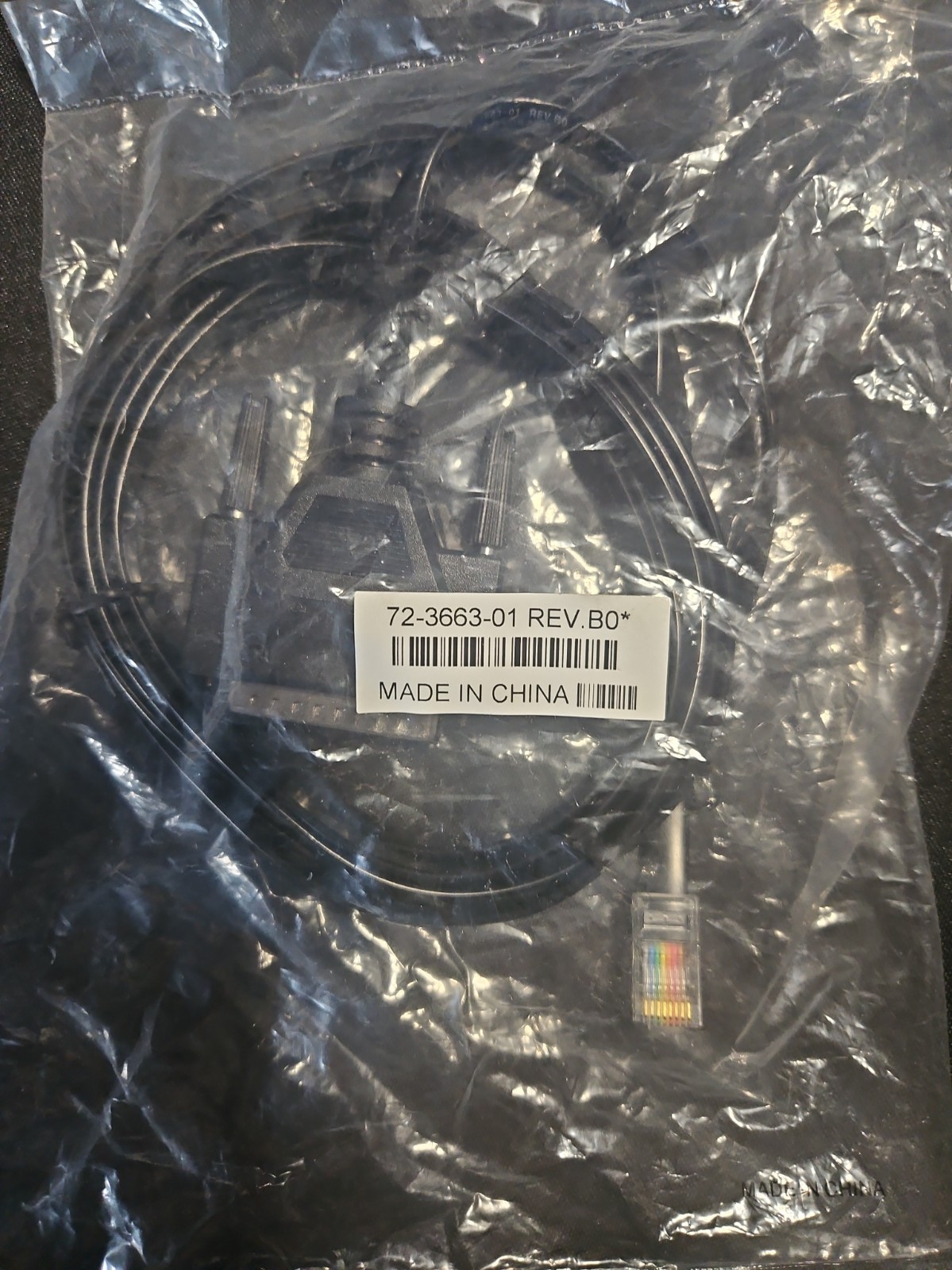 New CISCO Modem Console Cable Model # 72-3663-01 REV B0* Programming Cable