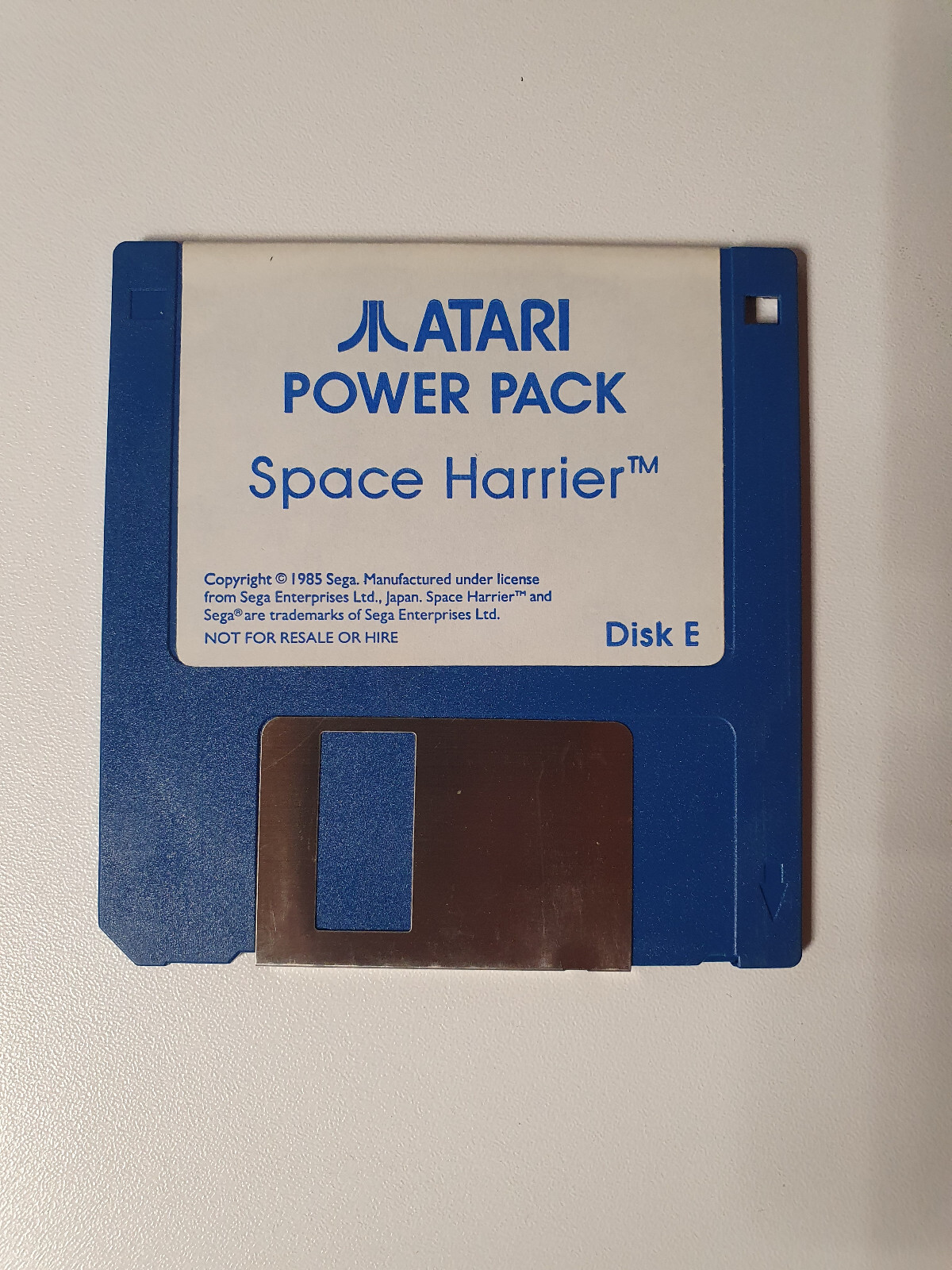 Atari ST Game Space Harrier Power Pack E Retro Floppy Disk 3.5" 1988 Sega