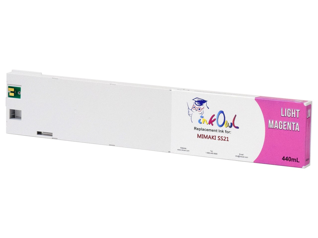 440ml InkOwl LIGHT MAGENTA Compatible Cartridge for Mimaki SS21 (SPC-0501LM)