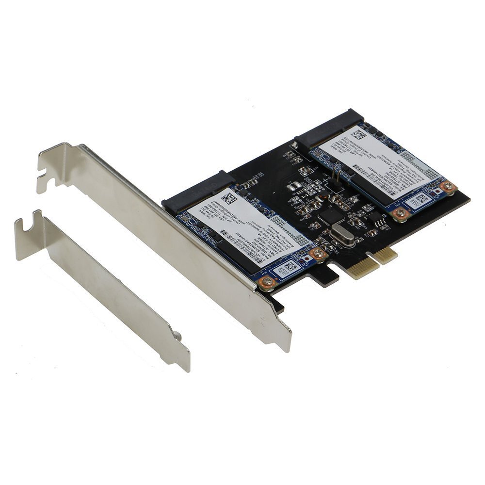 PCI-Express mSATA SSD III Adapter with Low Profile Bracket 6G Performance