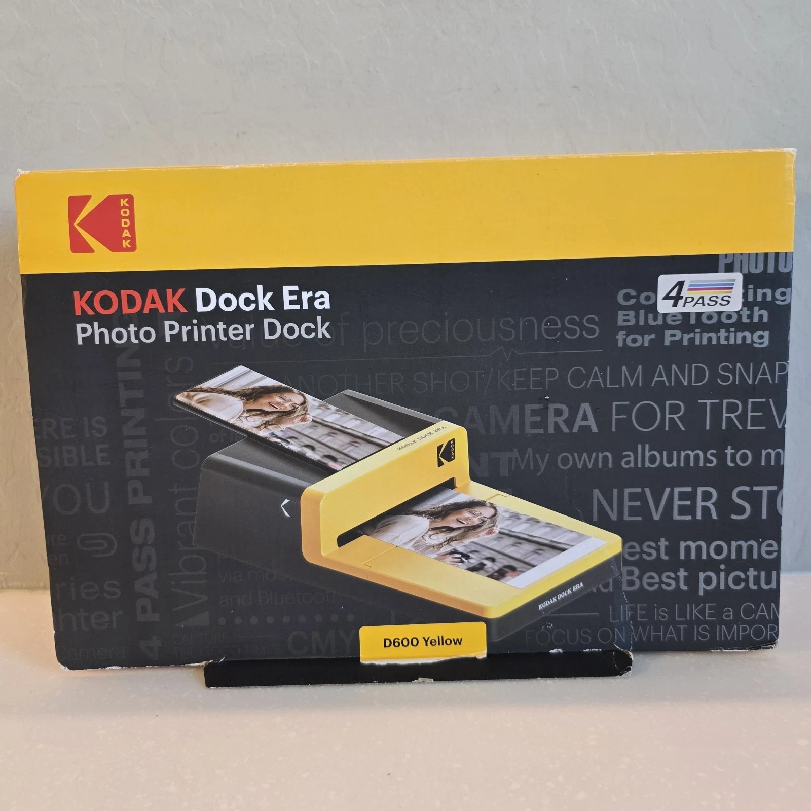 Kodak Dock ERA Borderless Photo Printer (D600Y) - Box & Printer - No Power Chord