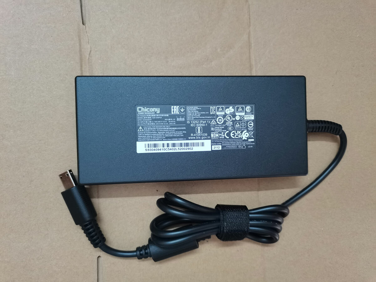 240W A20-240P2A For MSI Stealth 17 Studio A13VI A13VH Chicony 20V 12A Original