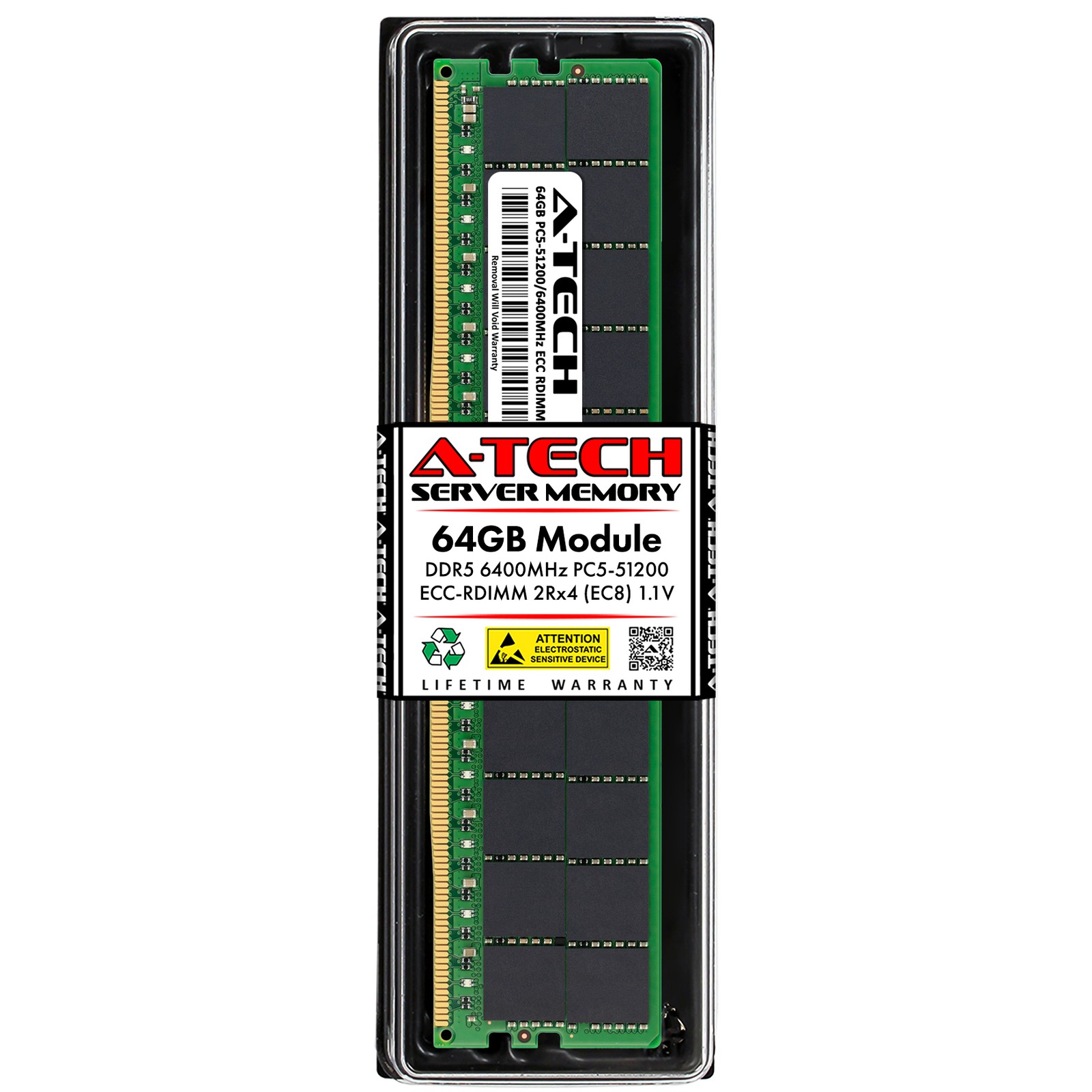64GB DDR5 PC5-51200 ECC RDIMM (Replacement for Hynix HMCG94AHBRA480N) Memory RAM