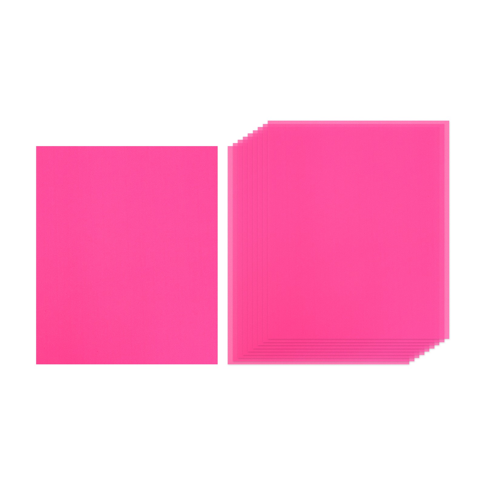 50 Pcs Sticker Paper for Printer 50 Pcs Full Sheet A4 Sticker Labels Rose Red
