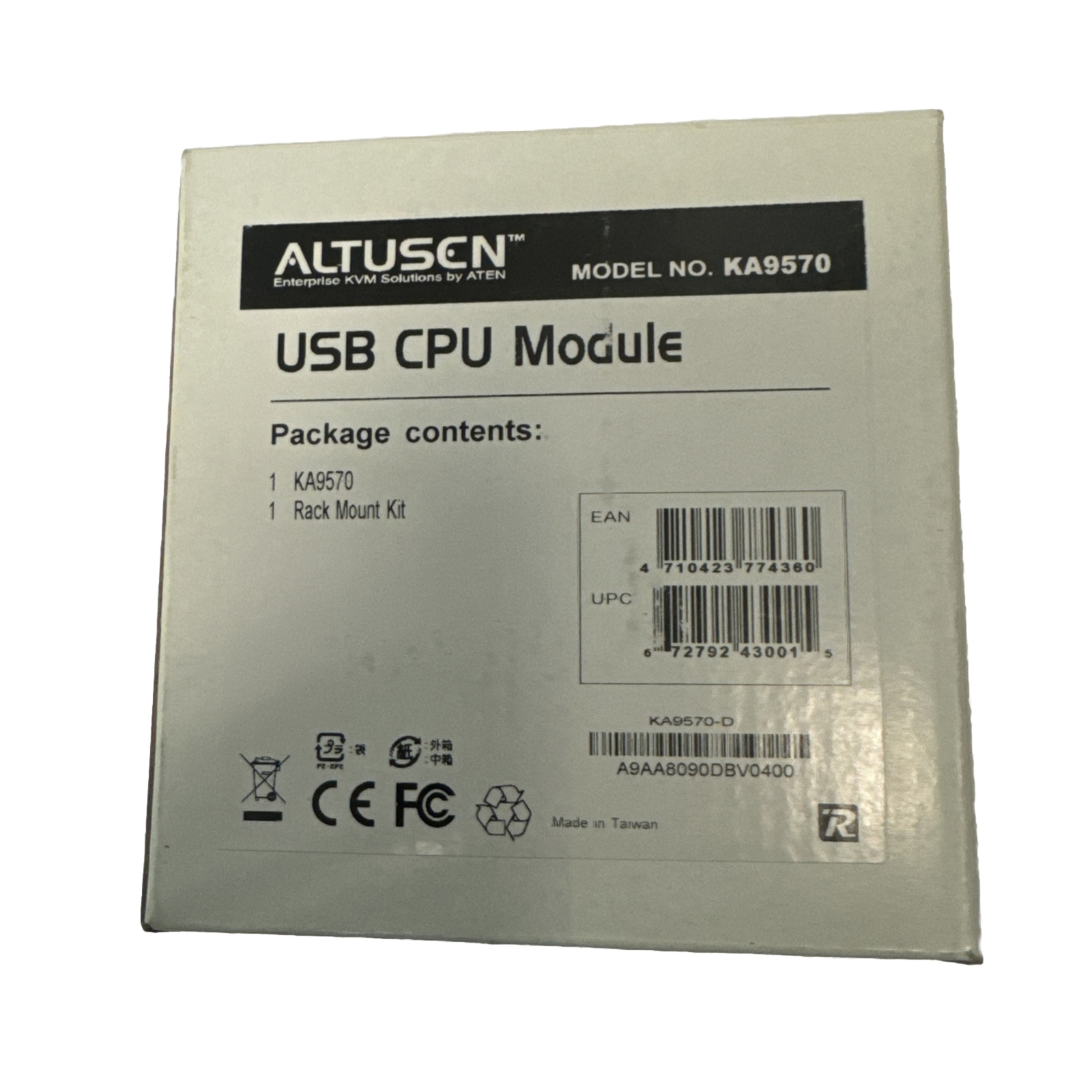 Altusen KVM Switch USB cable module model:KA9570