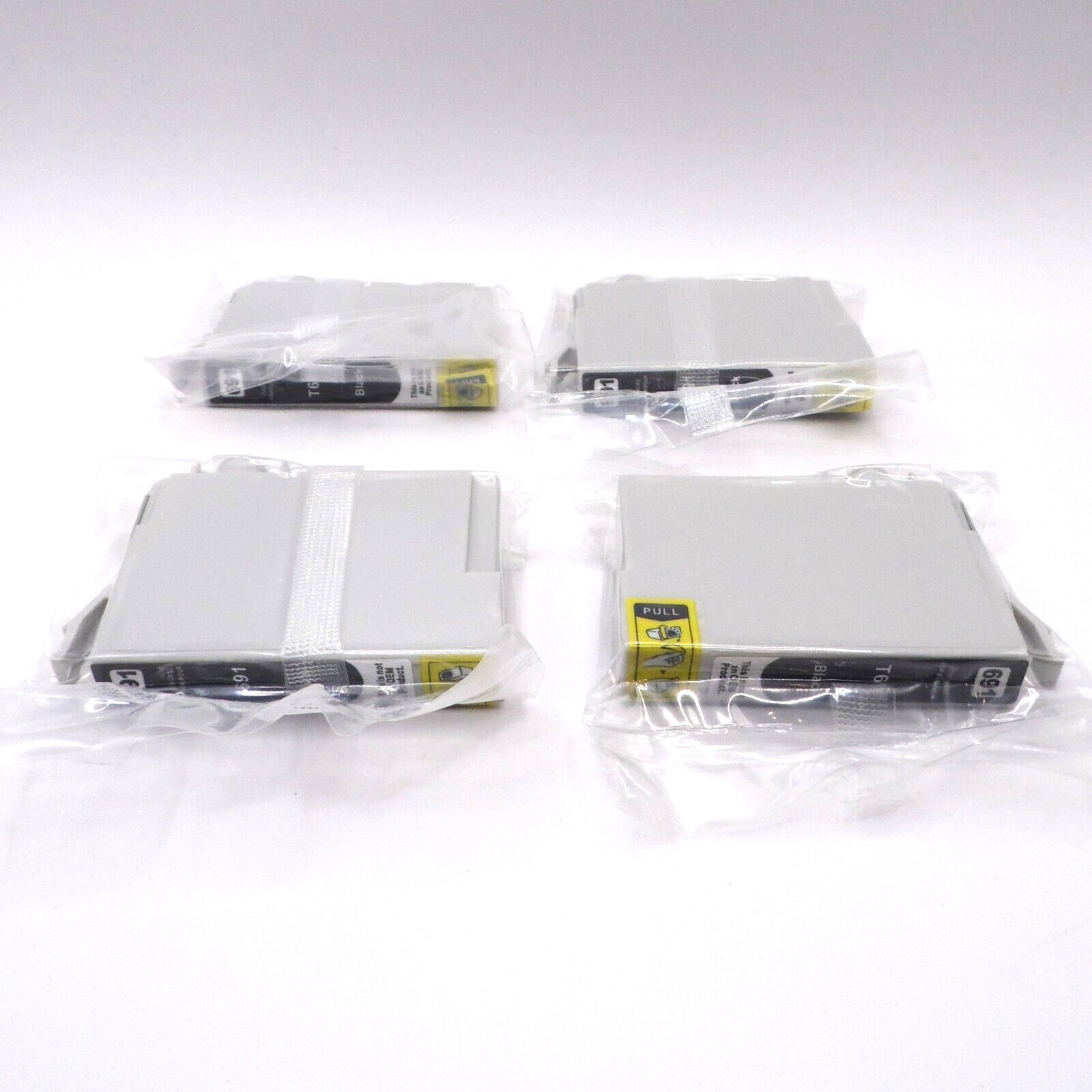 T691 Lot of Four Ink Catridges Factory Sealed Compatipble with Epson printer