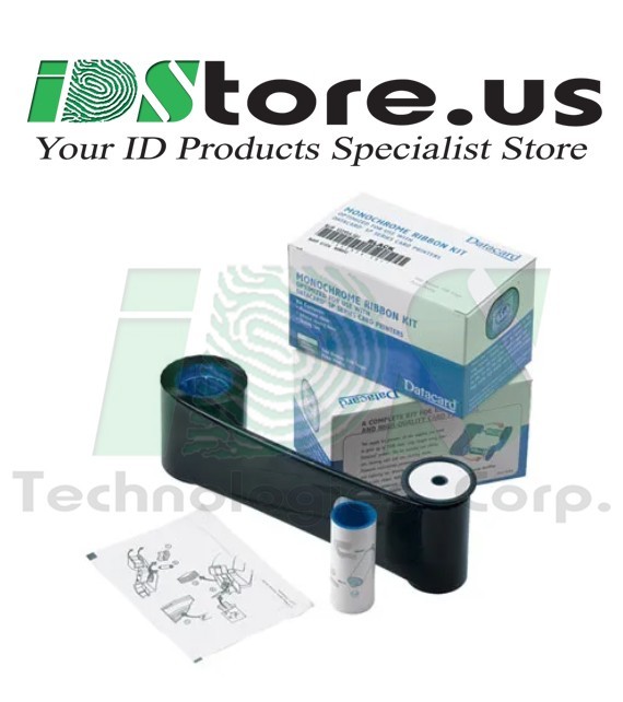 Entrust Datacard 532000-003 Dark Blue Monochrome Ribbon Kit - 1,500 prints
