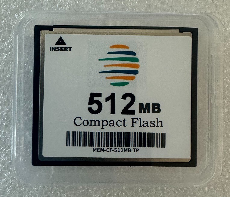 MEM-CF-512MB 512MB Flash Memory For Cisco 1900 2900 3900 Series Routers Warranty