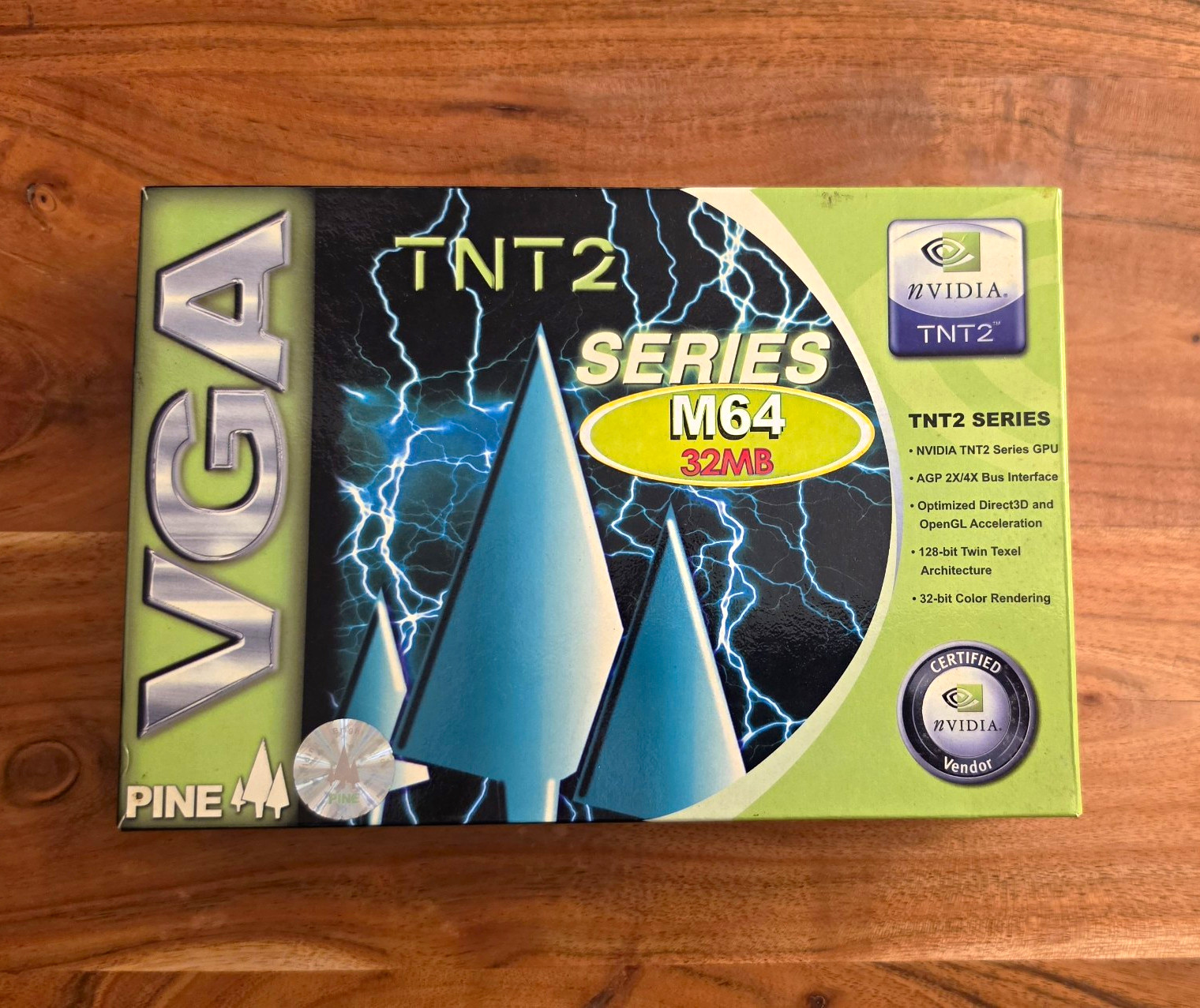 Pine NVIDIA TNT2 M64 32MB AGP VGA Graphics Card