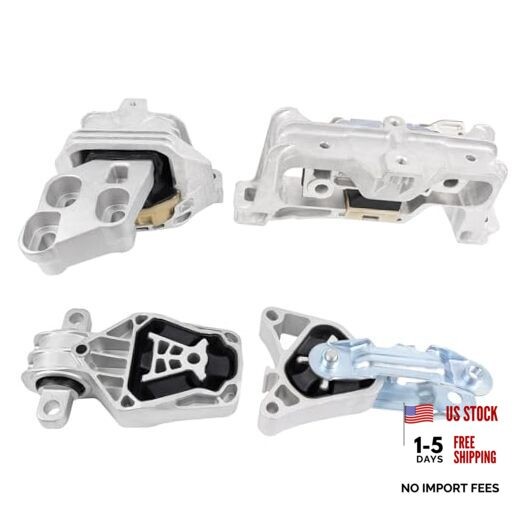 Engine Motor & Transmission Mount Kit for Mercedes-Benz 2014-2019 CLA250 CLA45