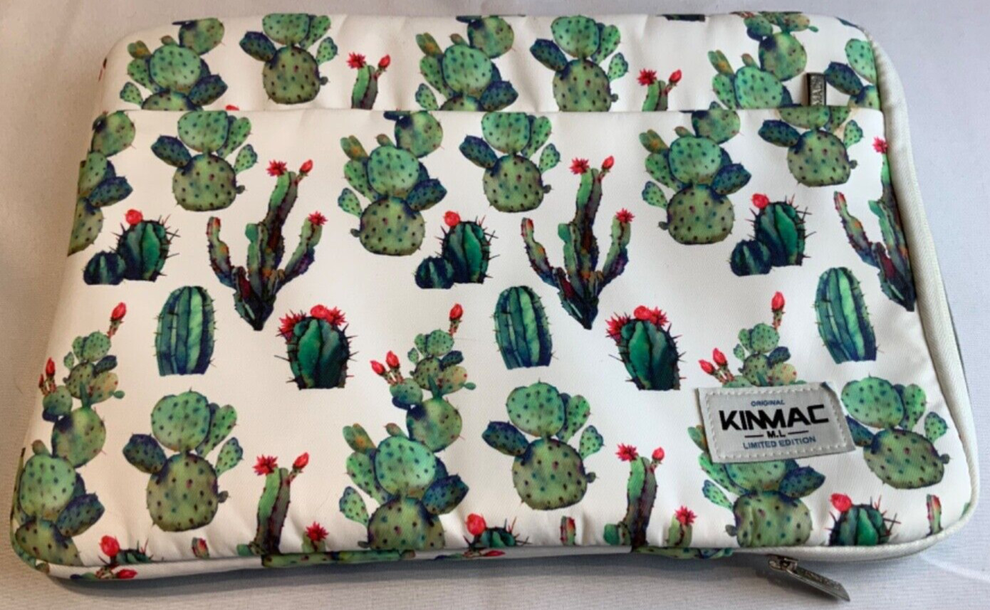 Kinmac 360° Protective Waterproof Laptop Case Bag Sleeve with Handle (Cactus)