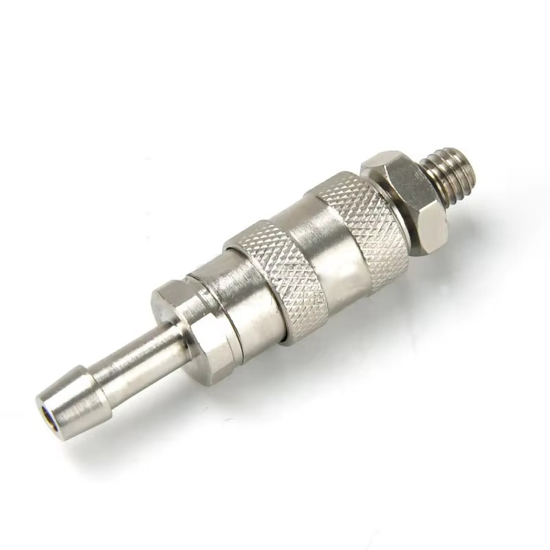 OCOCOO Self-Locking Water Stop 4MM ID M5/M6 Thread Laptop Water Cooling Fittings