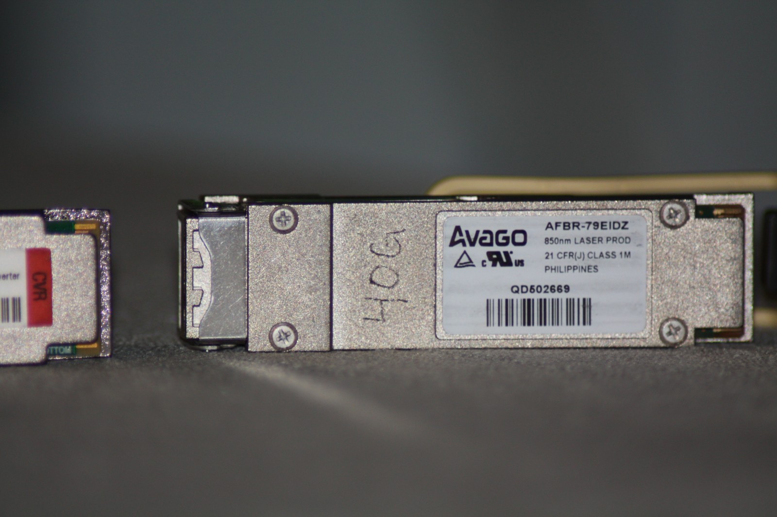 Avago AFBR-79EIDZ 40G QSFP+ Optical Transceiver 850nm Tested Working