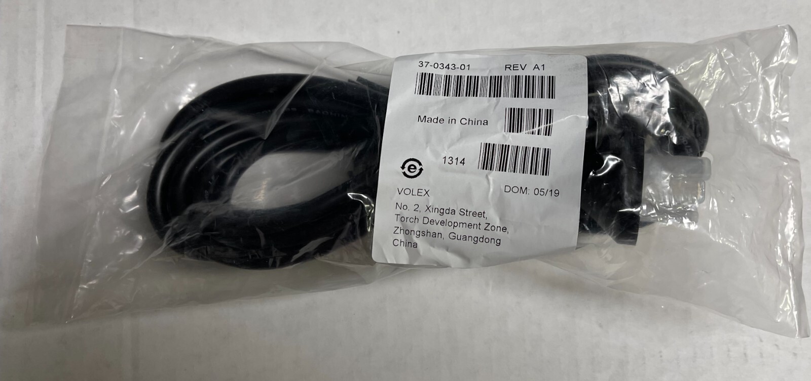 Cisco CISCO 37-0343-01 AC Power Cable TYPE SFS-250V-10A-CN N5000 Brand New