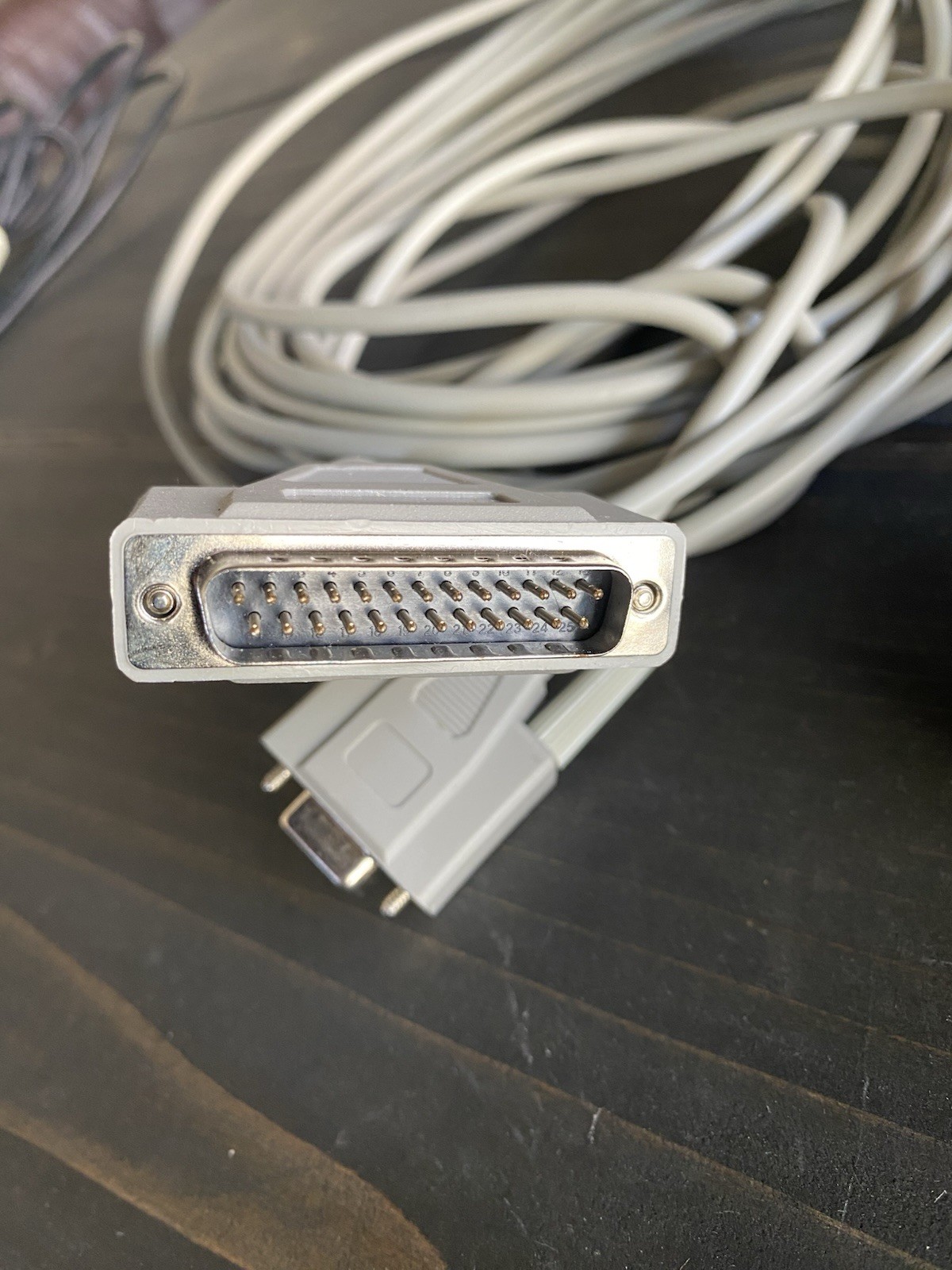 White Computer Serial Cable