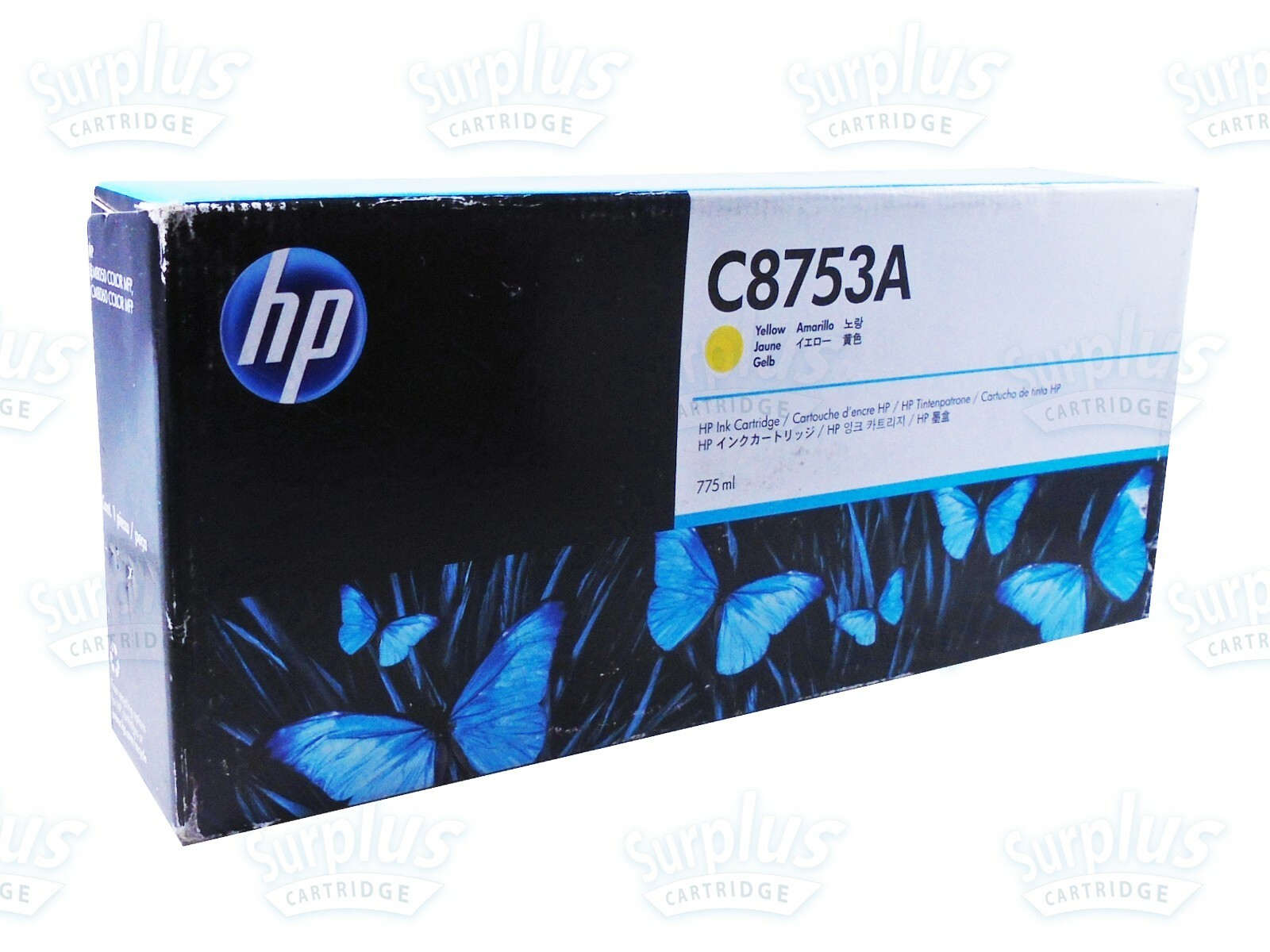 Genuine HP C8753A Yellow Ink 775ml CM8050 COLOR MFP CM8060 COLOR MFP