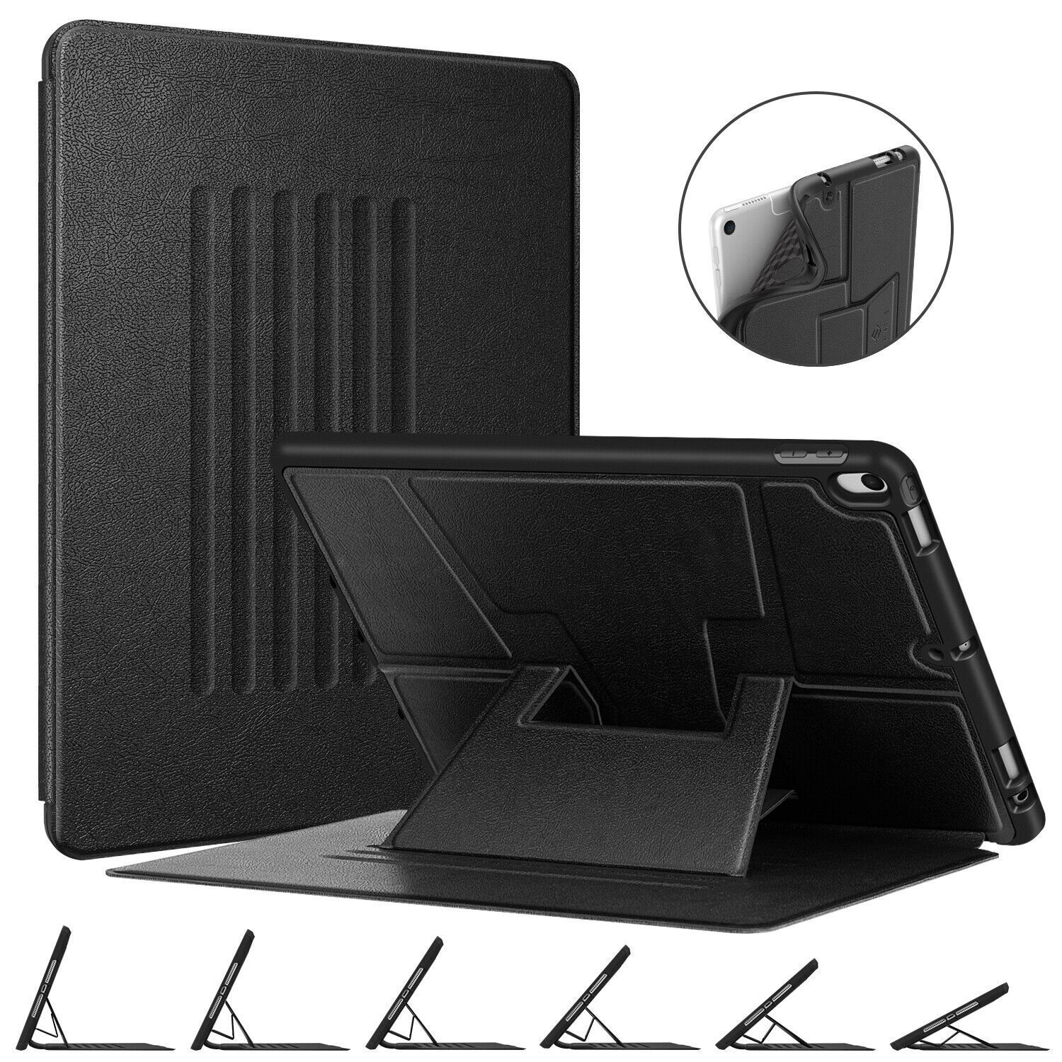 Magnetic Stand Case for iPad Air (3rd Gen 2019) Multi-Angle Viewing Rugged Cover