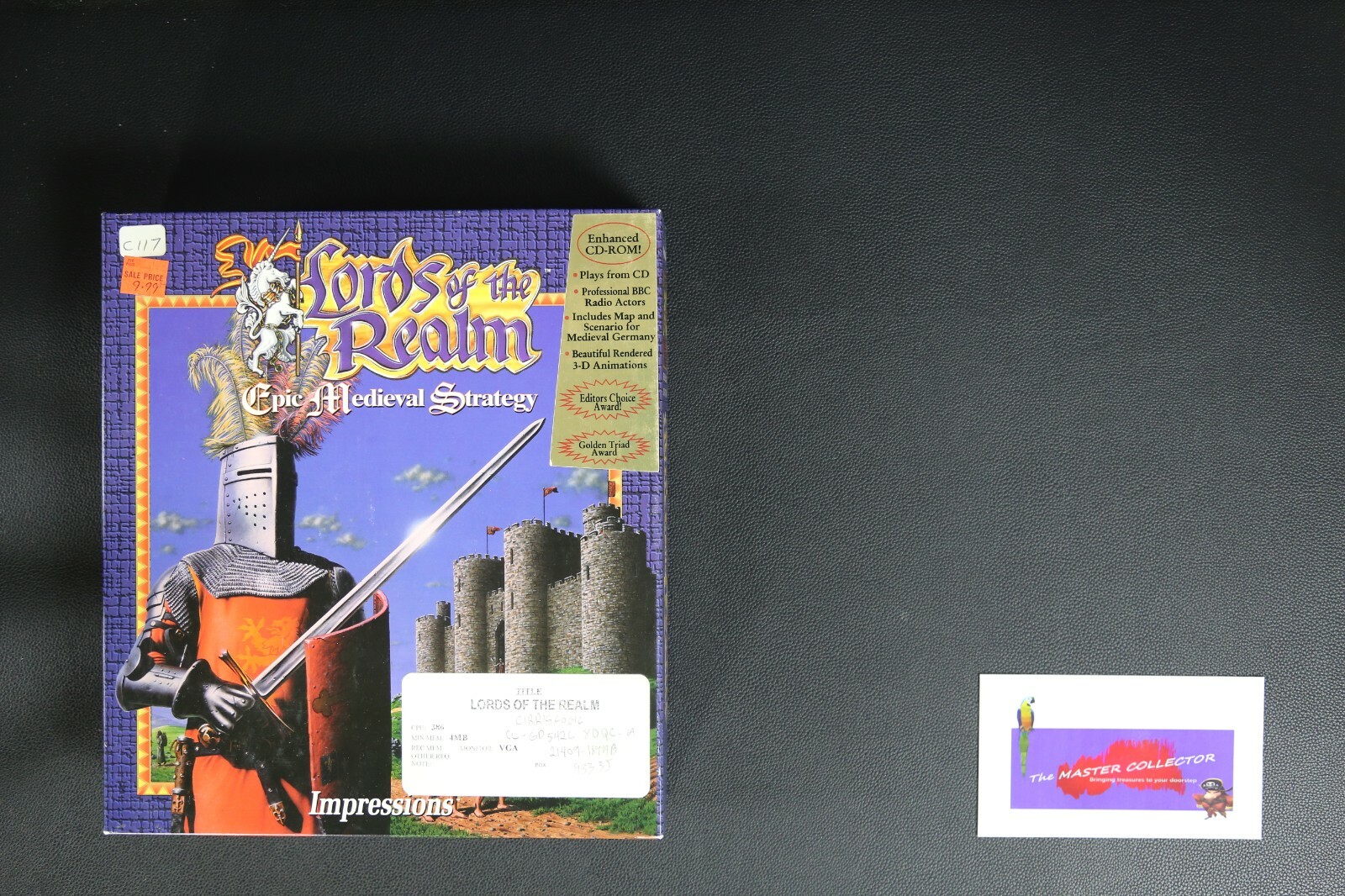 💎COMPUTER LORDS OF THE REALM EPIC MEDIEVAL STRATEGY CD ROM IMPRESSIONS💎