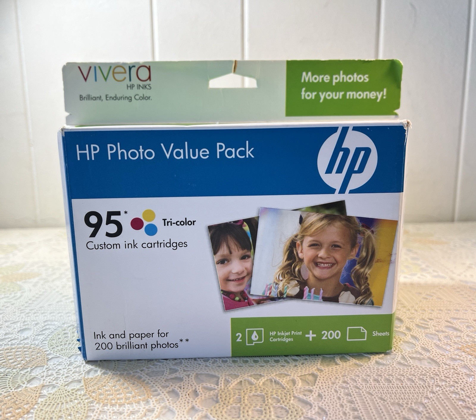 HP Photo Value Pack Custom 95 Series TWO Tri-Color Ink Cartridges EXP 11/08