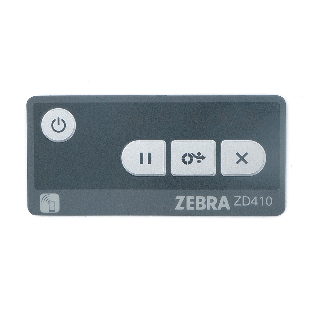 10PCS Keypad Overlay Replacement for  Zebra ZD410 Barcode Printer