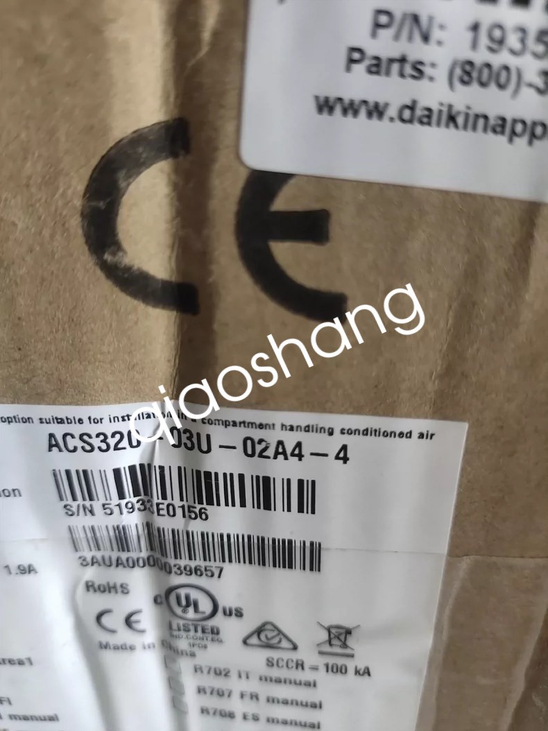 1PCS ABB frequency converter ACS320-03U-02A4-4 1.5kw NEW via FedEx or DHL
