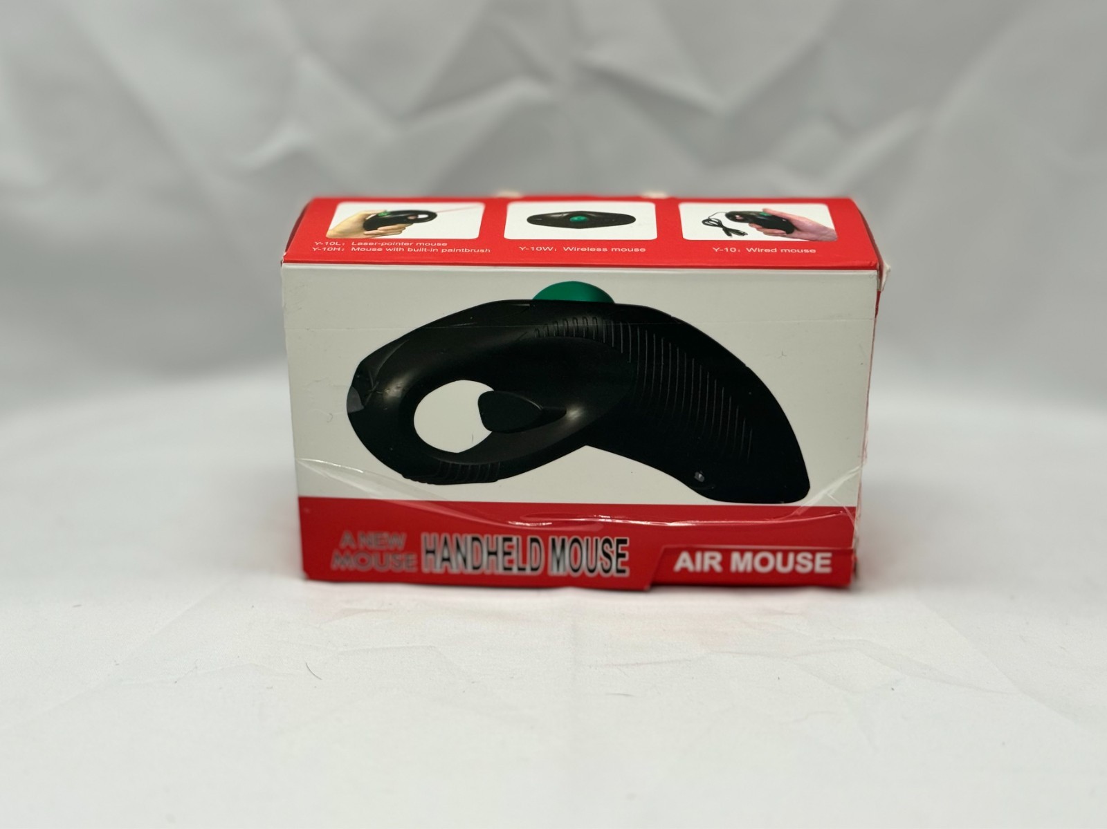 Wireless USB Handheld Finger Trackball Air Mouse With Laser Pointer Battery...