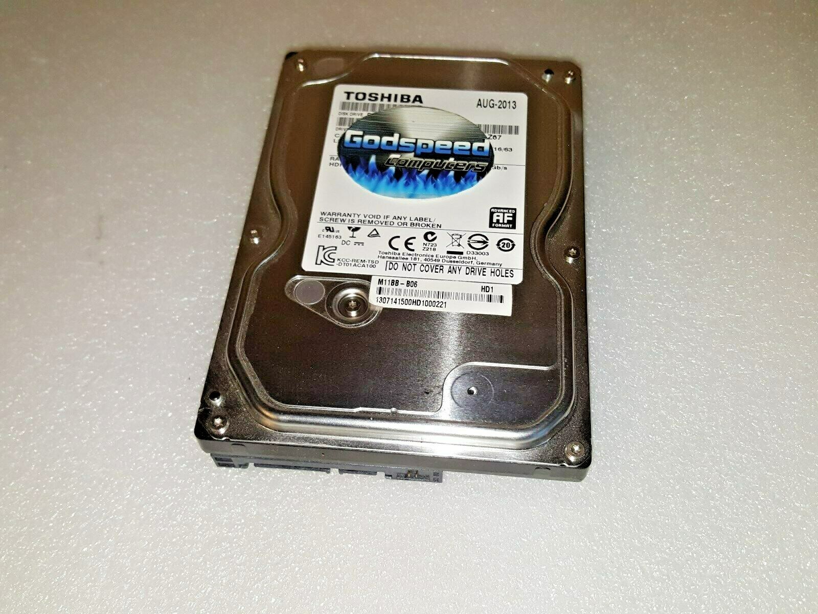 HP Pavilion p6-2003w - 1TB Hard Drive with Windows 7 Professional 64-Bit Pro