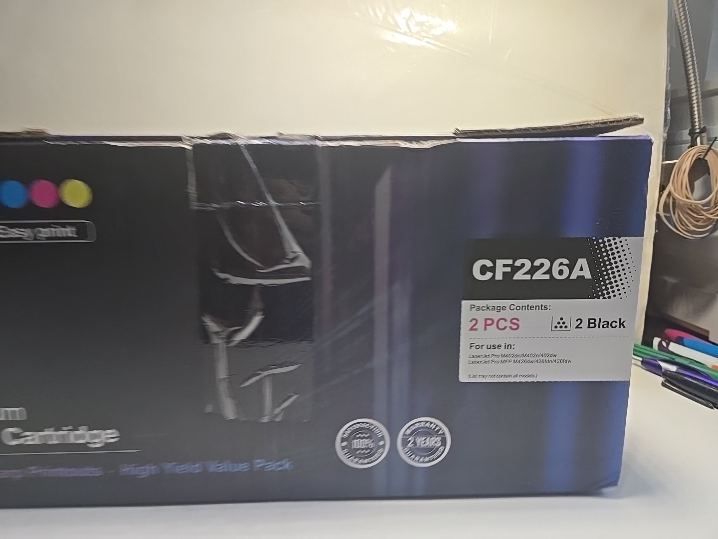 E-Z Ink (TM) Compatible Toner Cartridge Replacement CF226A  2 Pieces
