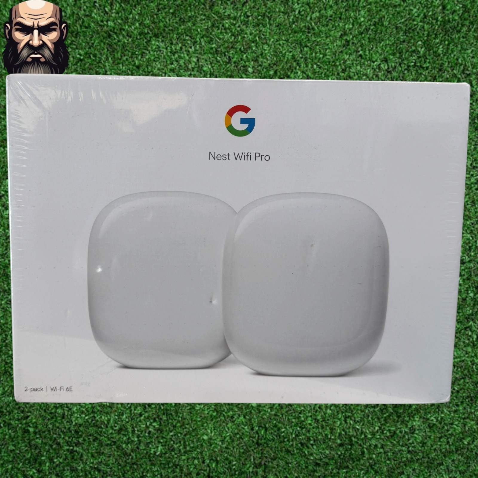 Google Nest WiFi Pro Snow Mesh Router Wi-Fi 6E 2 Pack G6ZUC