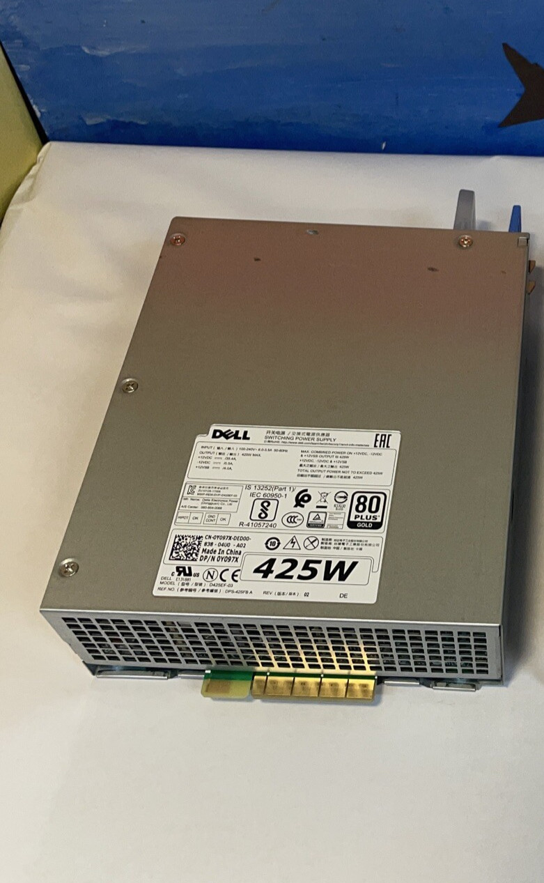 Dell Precision T5820 03W8F7 3W8F7 L425EF-00 425W Switching Power Supply -