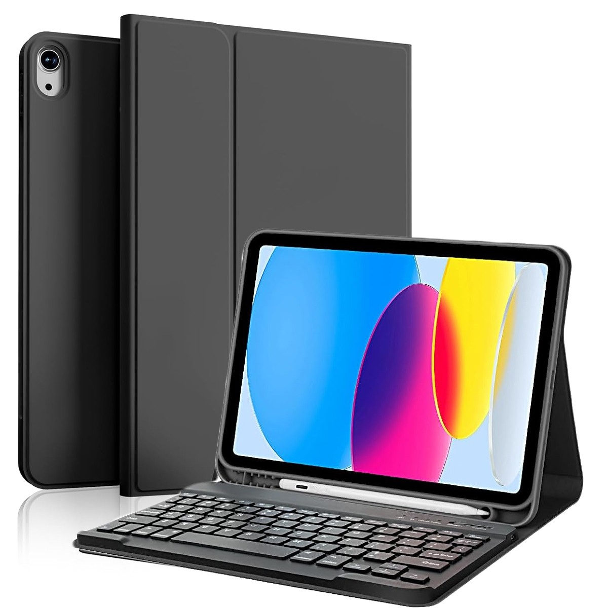 Keyboard Case for iPad (A16) 11th/10th Generation (2025/2022) Shockproof Cover
