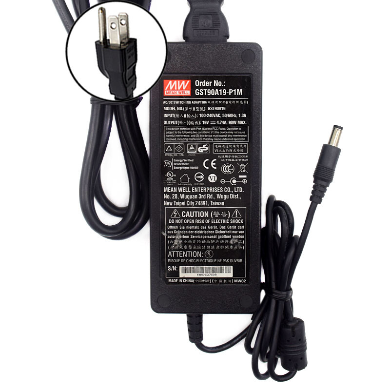 19V Switching Adapter for Printek FP541, FP530, I820 Printer Power Supply 93181