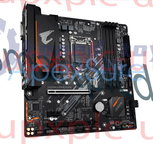 1PCS USED Gigabyte B460M AORUS ELITE MATX 4xDDR4 LGA1200 10th Gen 2xM.2