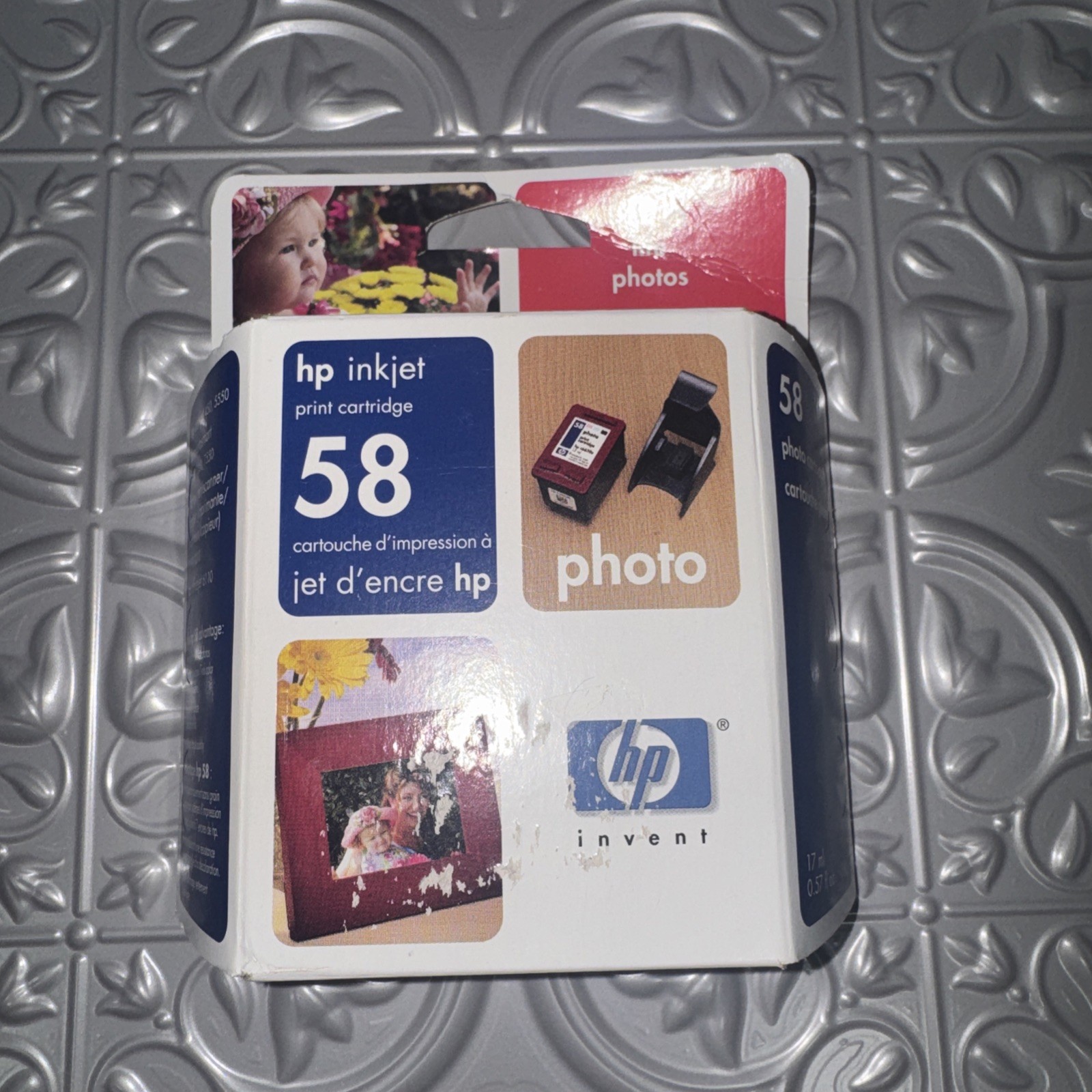 HP 58 InkJet Print Photo Cartridge Expired 2005
