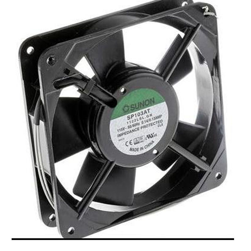 1PC aluminum frame fan  SP103AT 1122LSL.GN AC115V 119*119*25MM 
