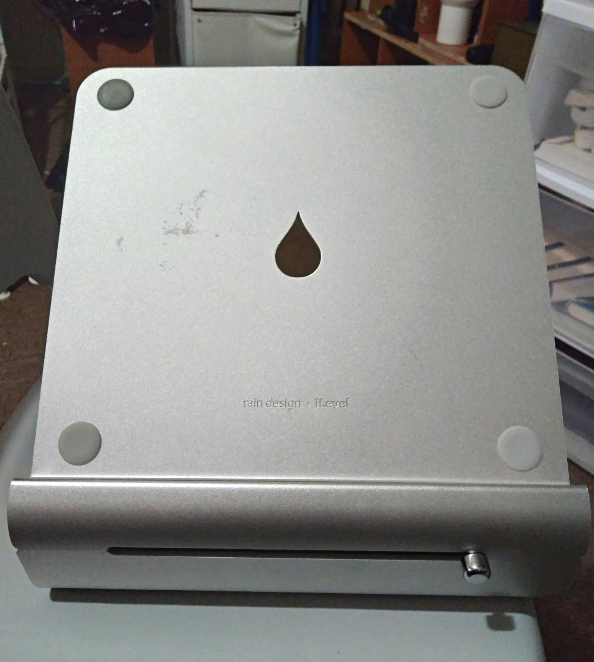 Rain Design iLevel2 Adjustable Height Laptop Stand Silver Aluminum
