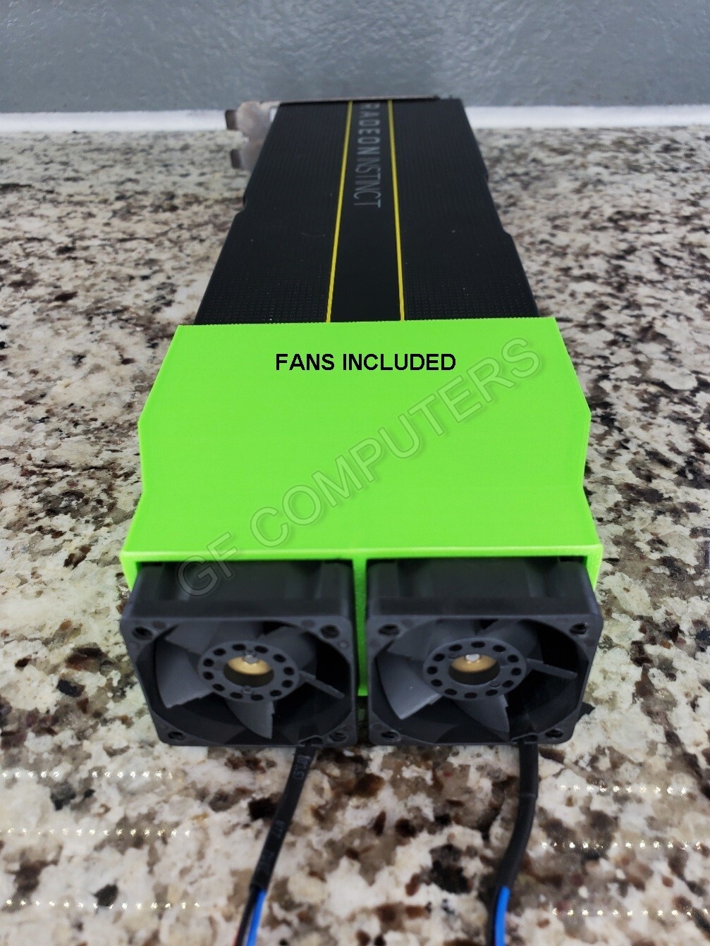 AMD Mi25 RADEON INSTINCT GPU Cooling Fan Shroud Mounting Accelerator Card AI.