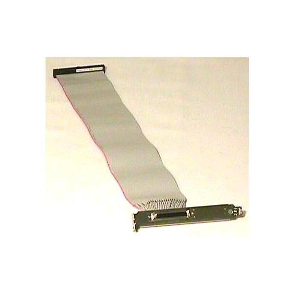 SCSI ID50F Internal - SCSI-2 II(HPDB50)Female External Bracket 16in Ribbon Cable