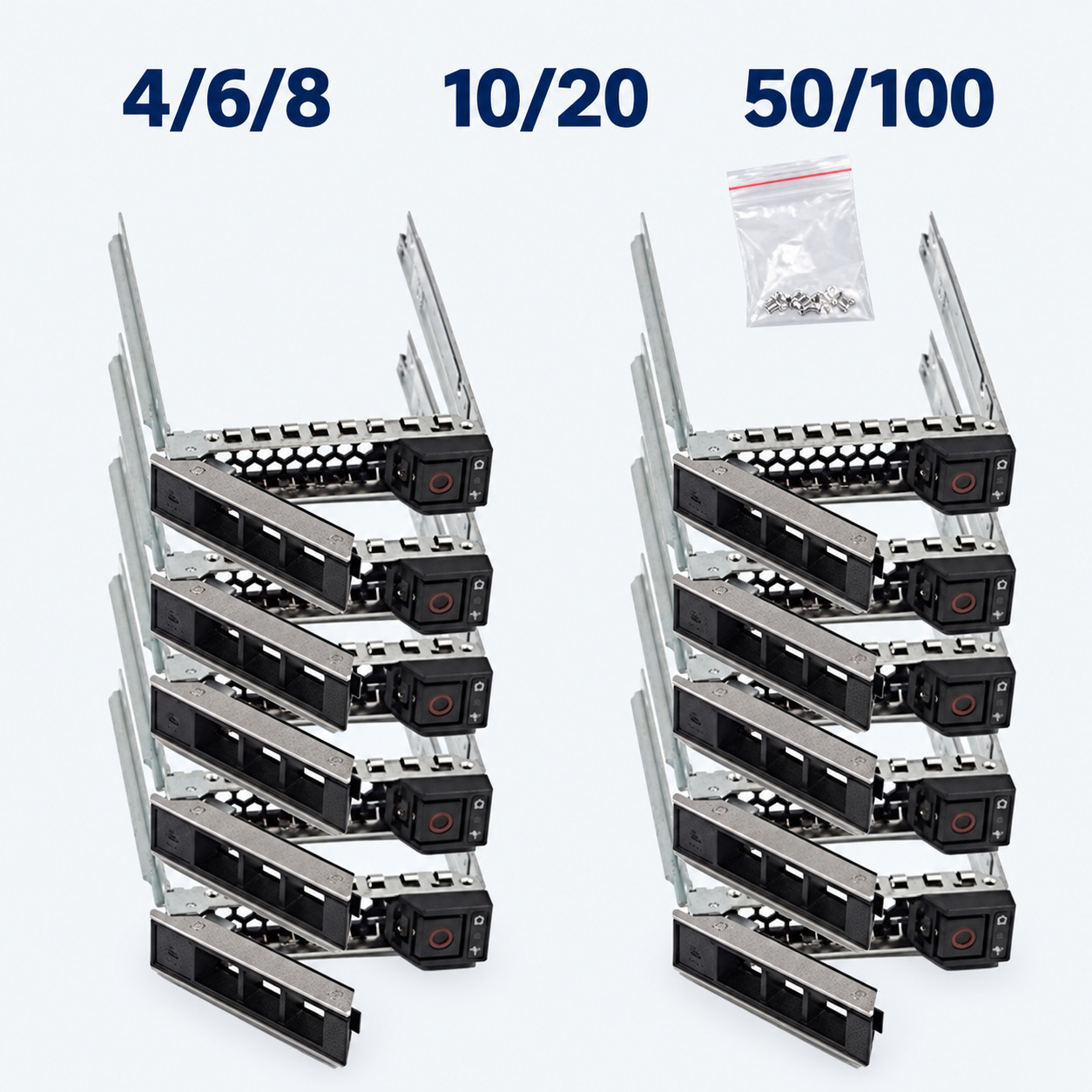 Lot 2.5" HDD Tray Caddy DXD9H For Dell Gen14/G14 R740 R740xd R440 R940 R640