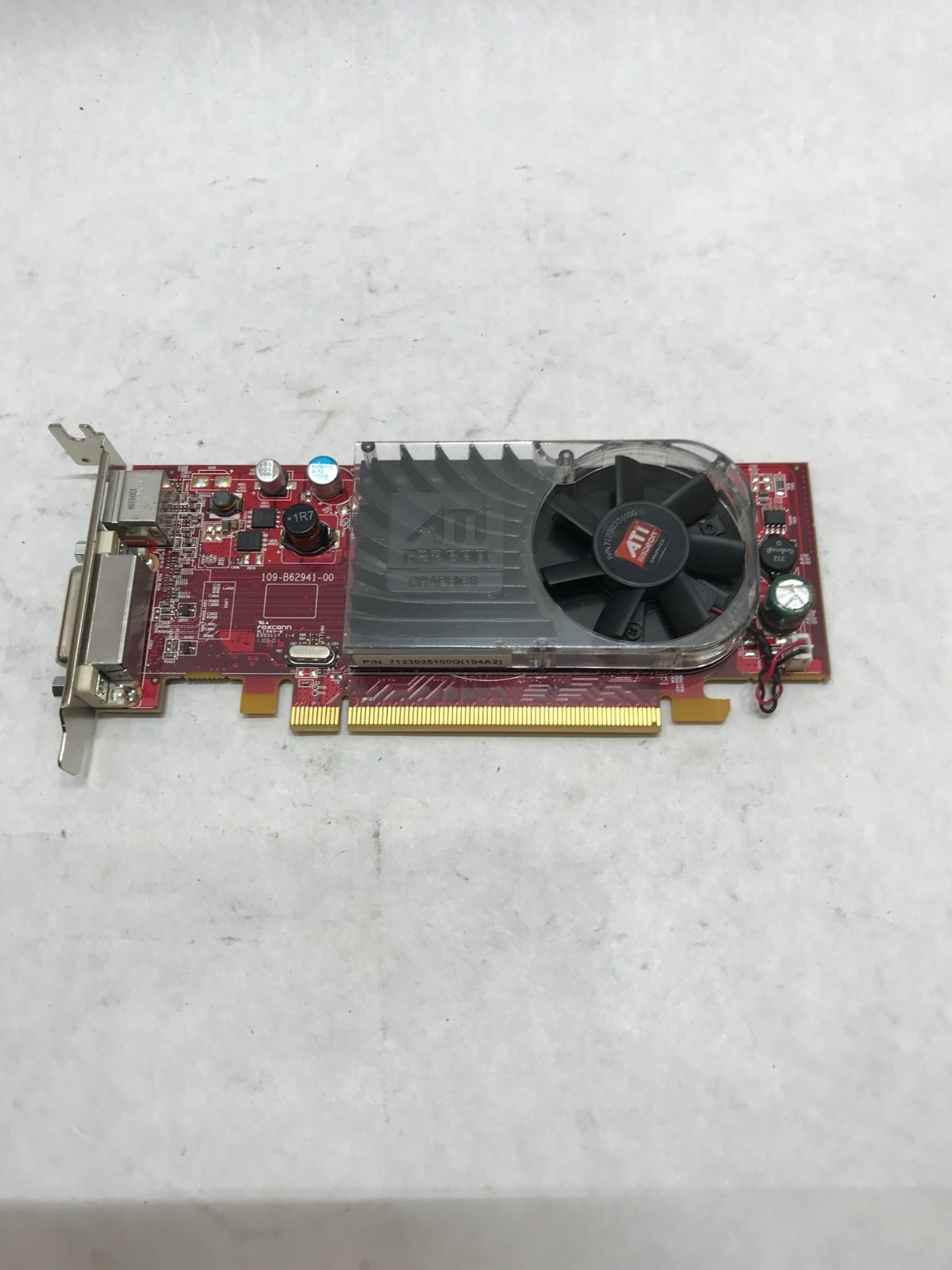 LOT OF 2 DELL ATI RADEON PCI-E GRAPHICS CARD HD3450 0Y103D UNTESTED AS IS - DW